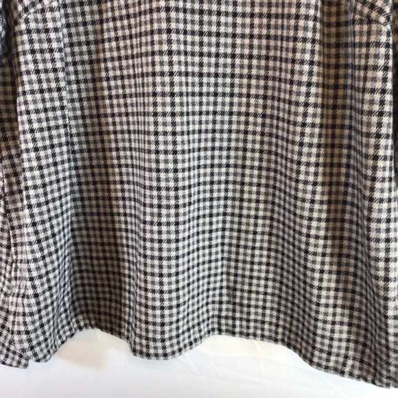 J. Jill 2X Ponte Check Tunic Top • Stretch Knit • Minimalist Classic Workwear - Picture 4 of 8